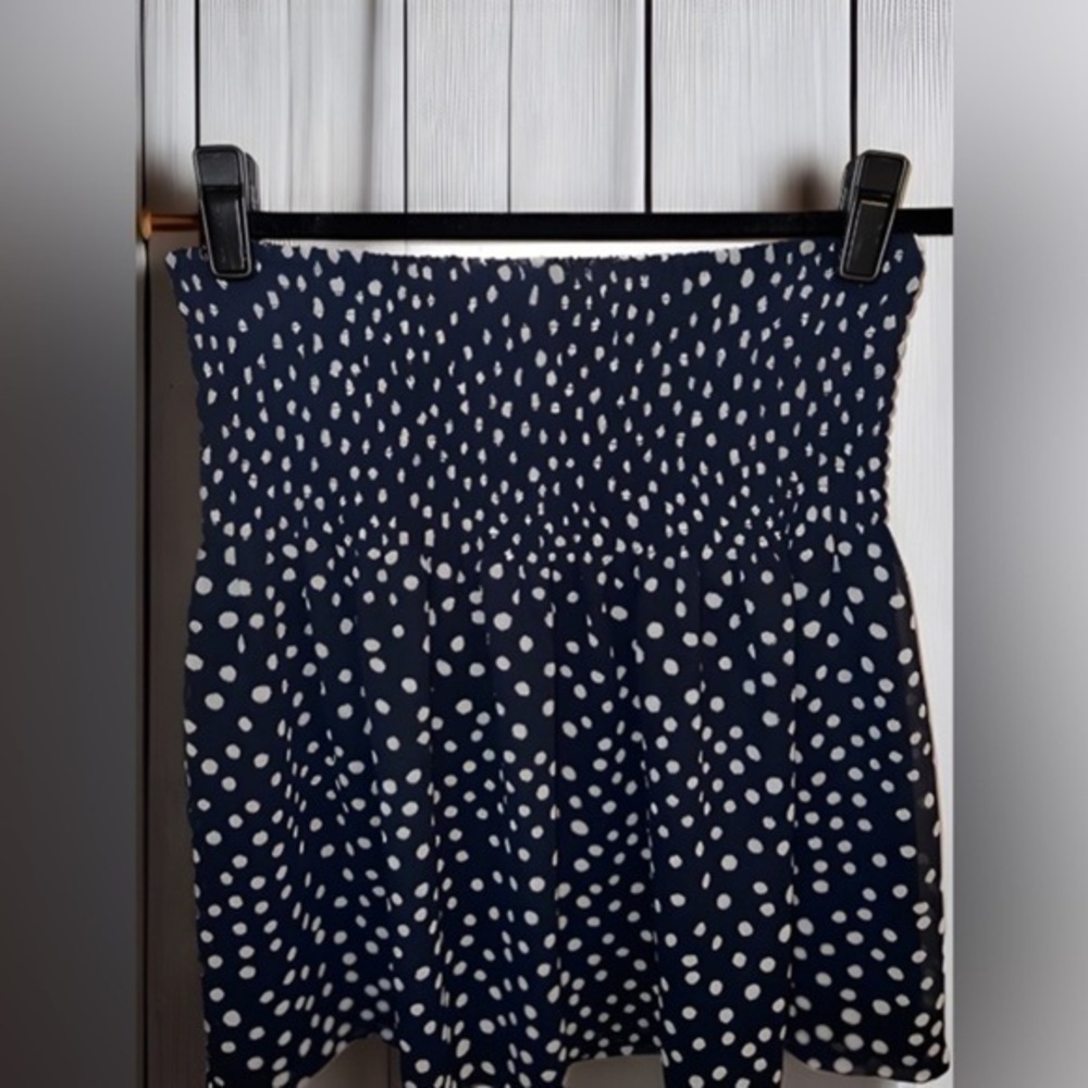 Loft elastic waist polka dot mini skirt - size 6 - Picture 3 of 6